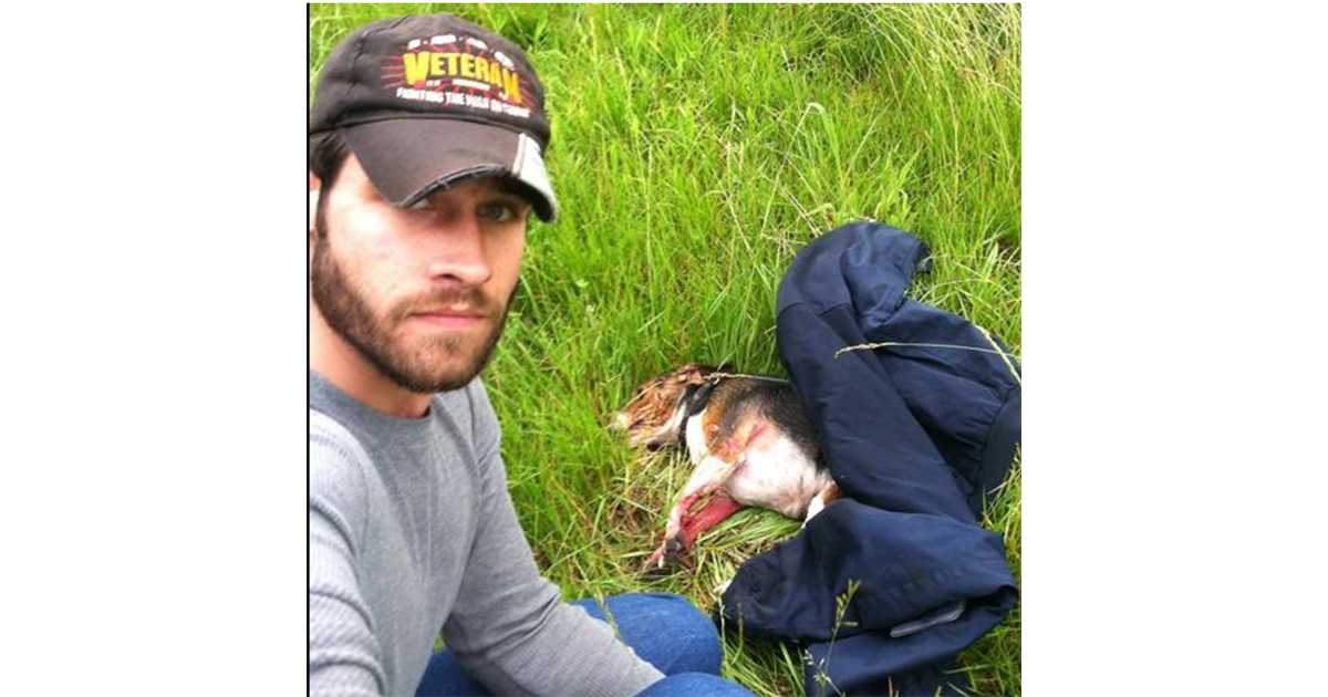Kutya több mint 110 km-rel eltalálta, és meghalt, de egy iraki háborús veterán elállt